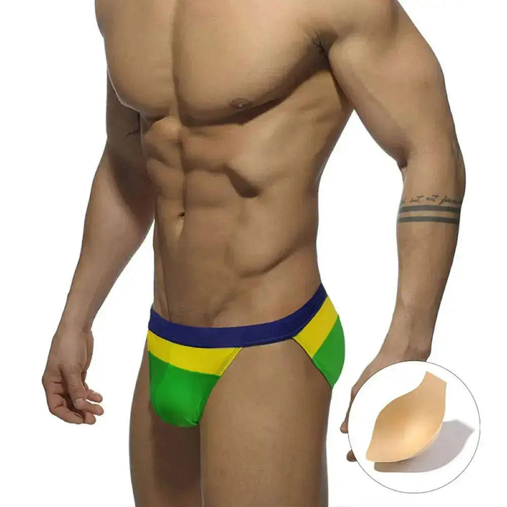 Swim Briefs Push-Up Trunks - WOWihte