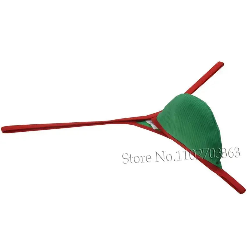 Tear Drop Contour Pouch Thong - WOWihte
