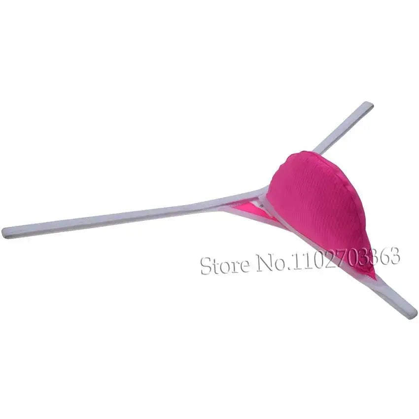 Tear Drop Contour Pouch Thong - WOWihte