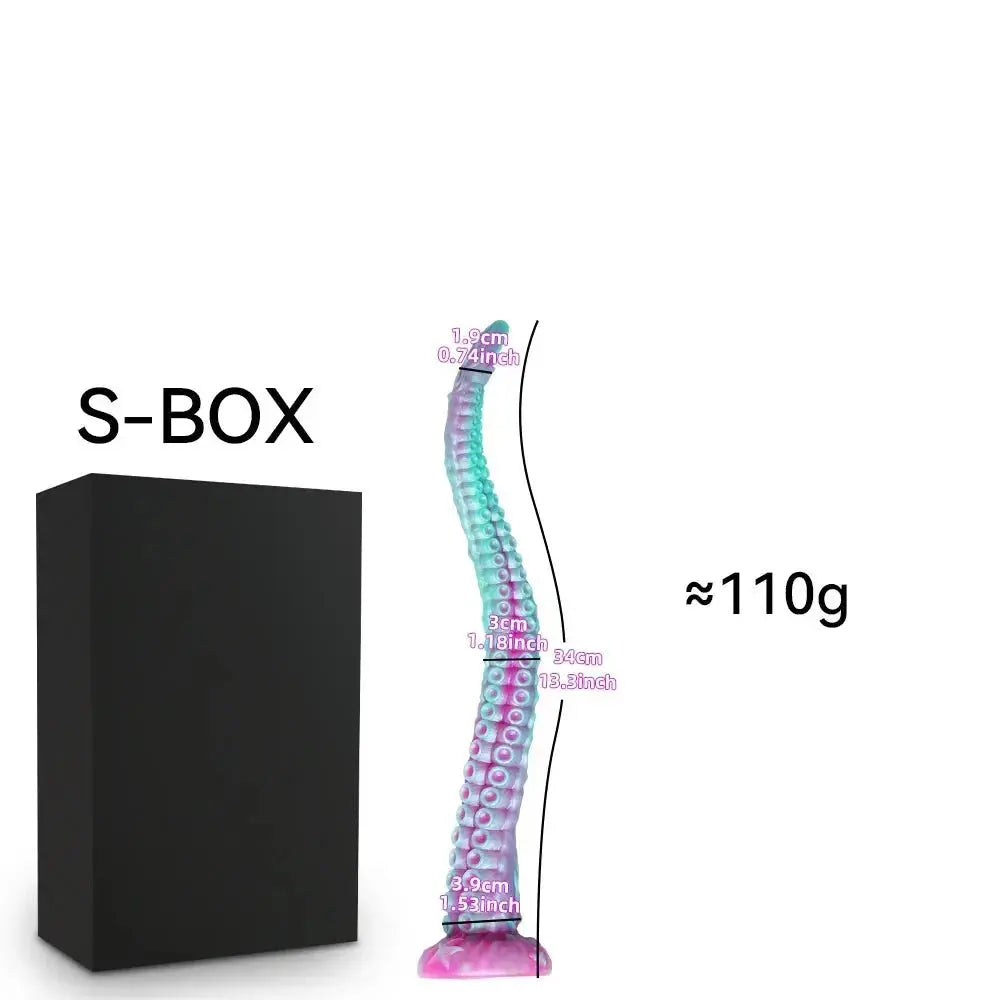 Tentacle anal plug adult vaginal massage stimulator anal plug dilator male and female monster dildo gay anus anal plug sex toy - WOWihte