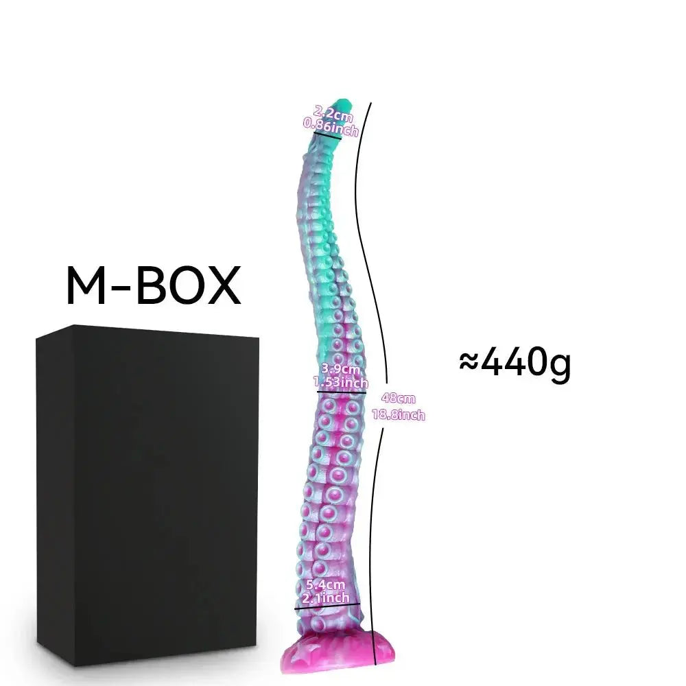 Tentacle anal plug adult vaginal massage stimulator anal plug dilator male and female monster dildo gay anus anal plug sex toy - WOWihte