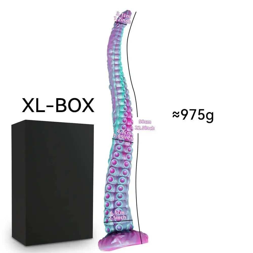 Tentacle anal plug adult vaginal massage stimulator anal plug dilator male and female monster dildo gay anus anal plug sex toy - WOWihte