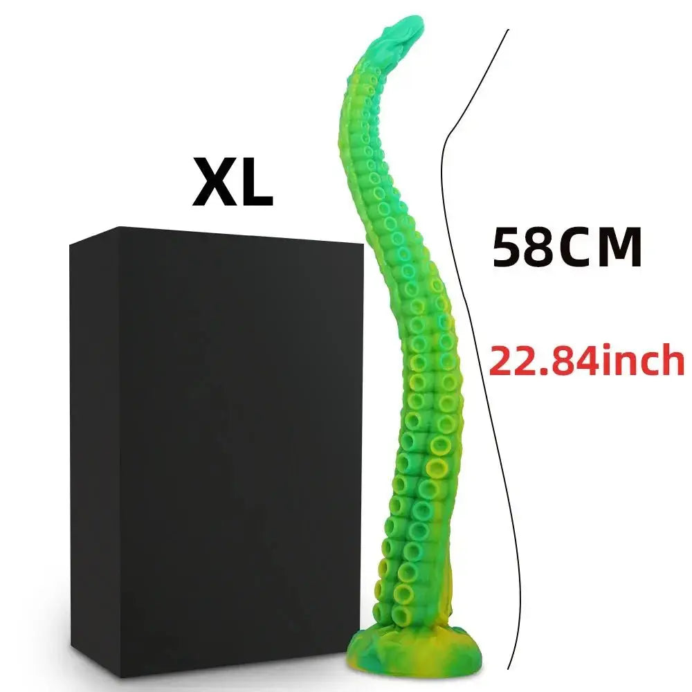 Tentacle anal plug adult vaginal massage stimulator anal plug dilator male and female monster dildo gay anus anal plug sex toy - WOWihte