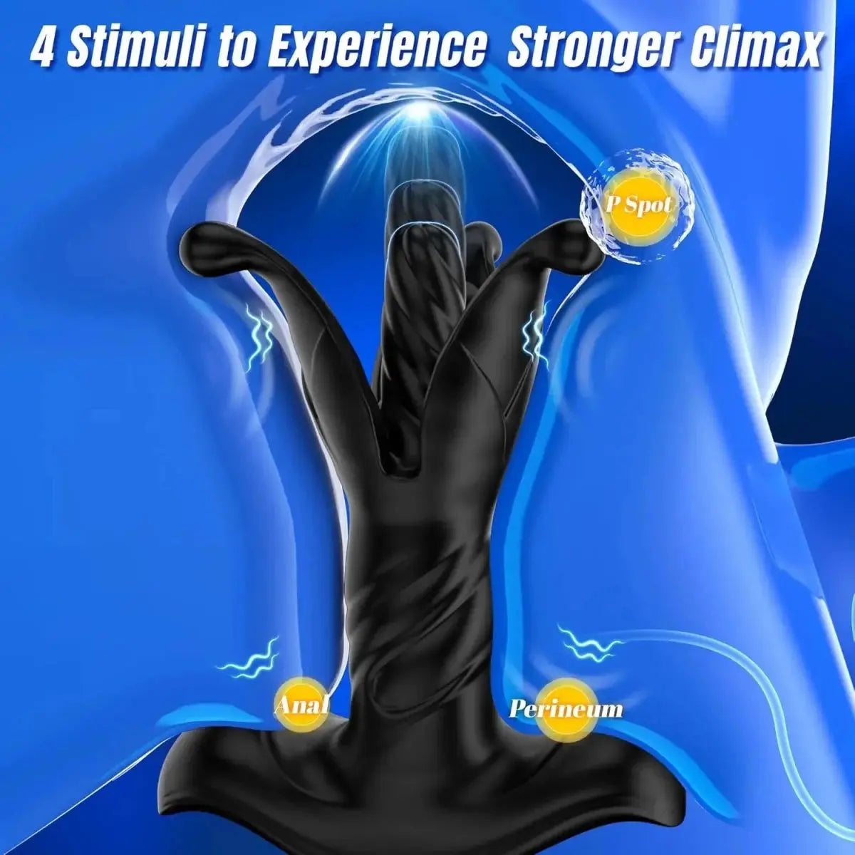 Thrusting Vibrating Prostate Massager Plug - WOWihte