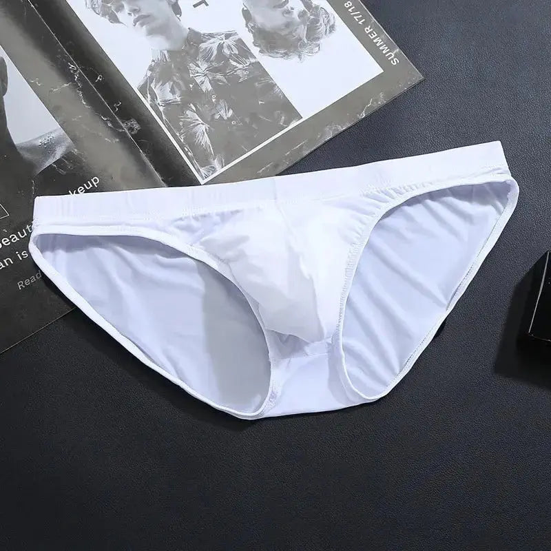 Transparent Bath Swim Briefs - WOWihte