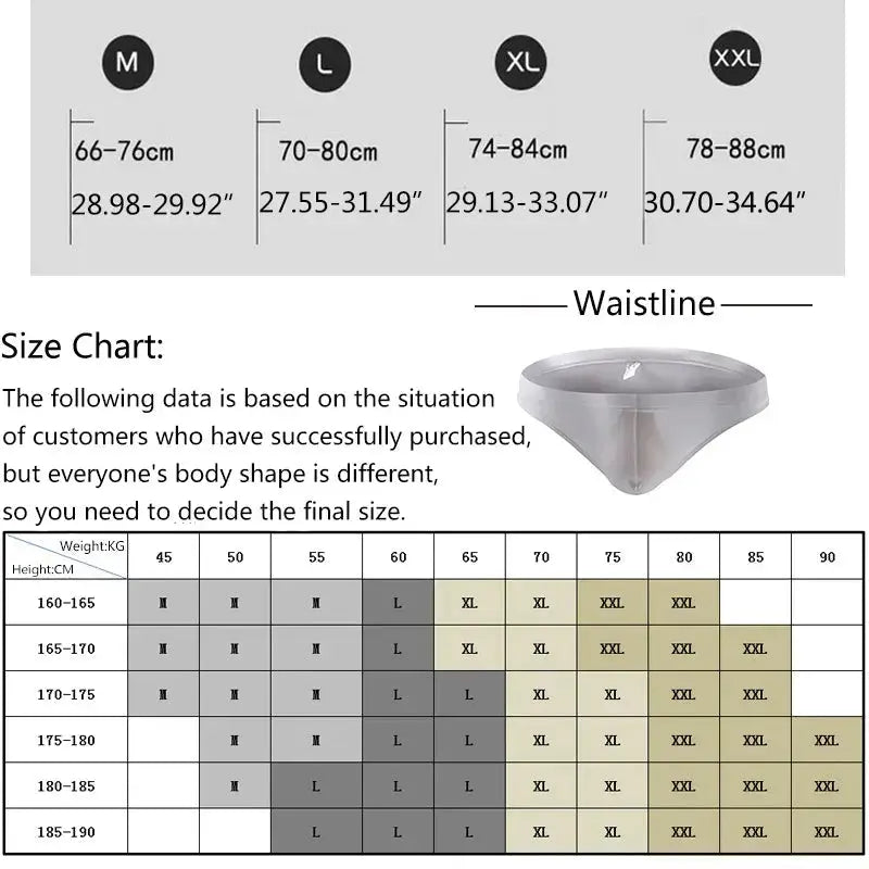 Transparent Bath Swim Briefs - WOWihte