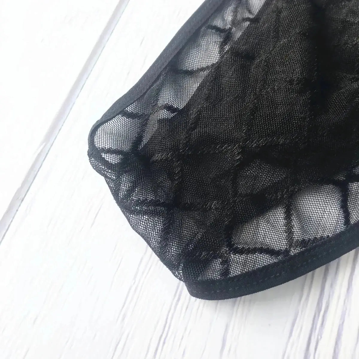 Transparent Fishnet Briefs Low - Waist - WOWihte
