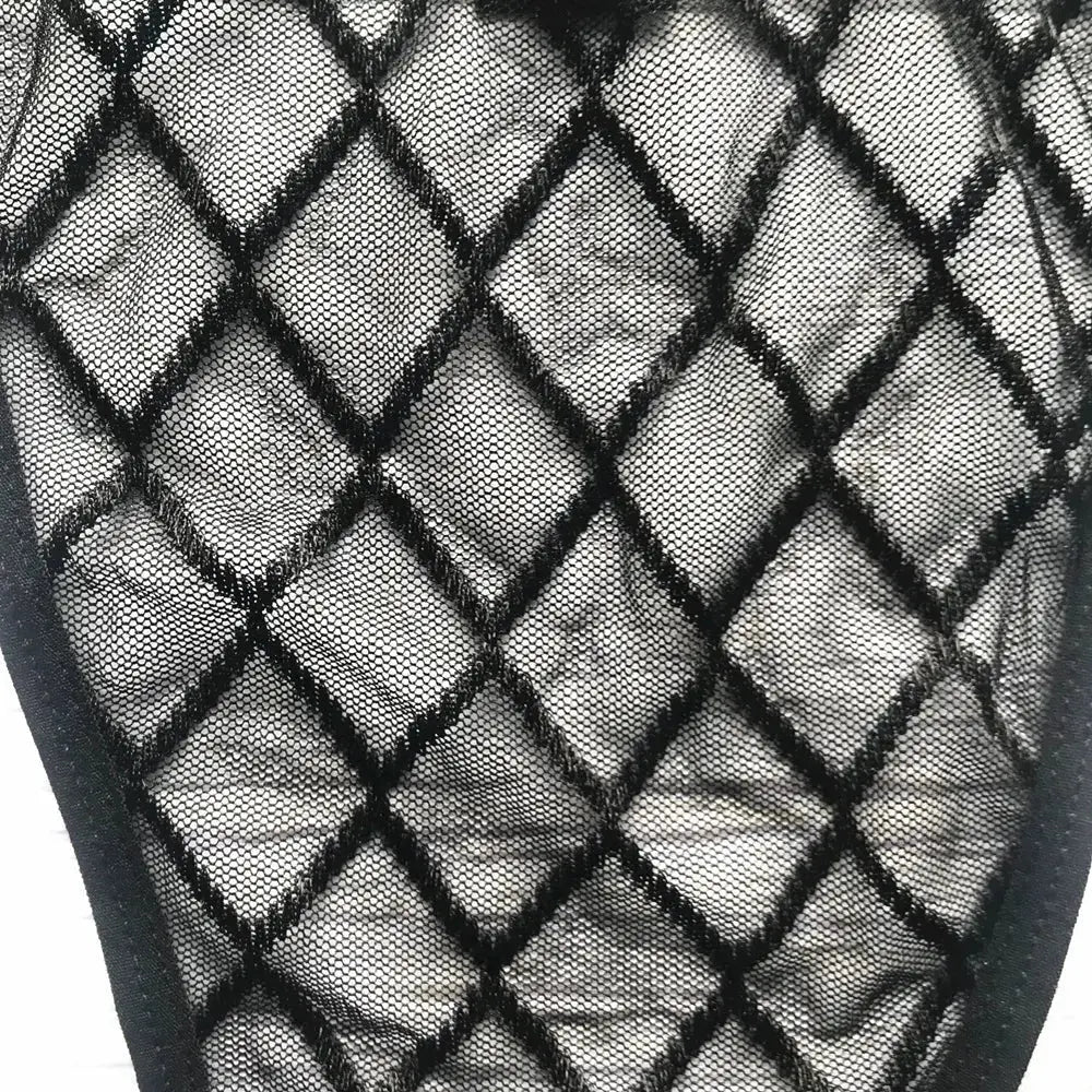 Transparent Fishnet Briefs Low - Waist - WOWihte