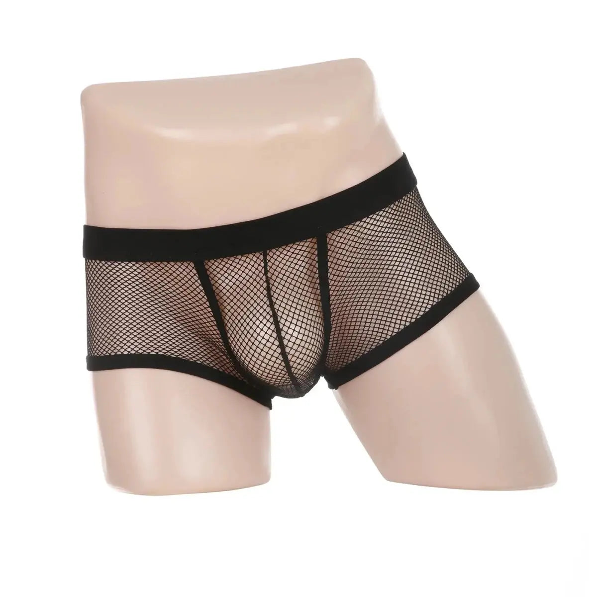 Transparent Mesh Boxer Shorts Men - WOWihte