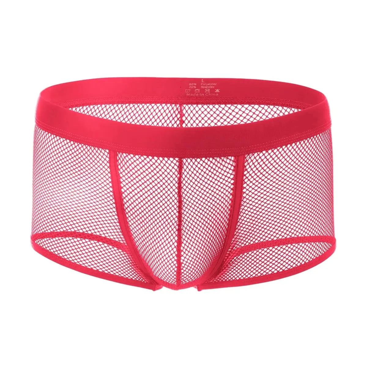 Transparent Mesh Boxer Shorts Men - WOWihte