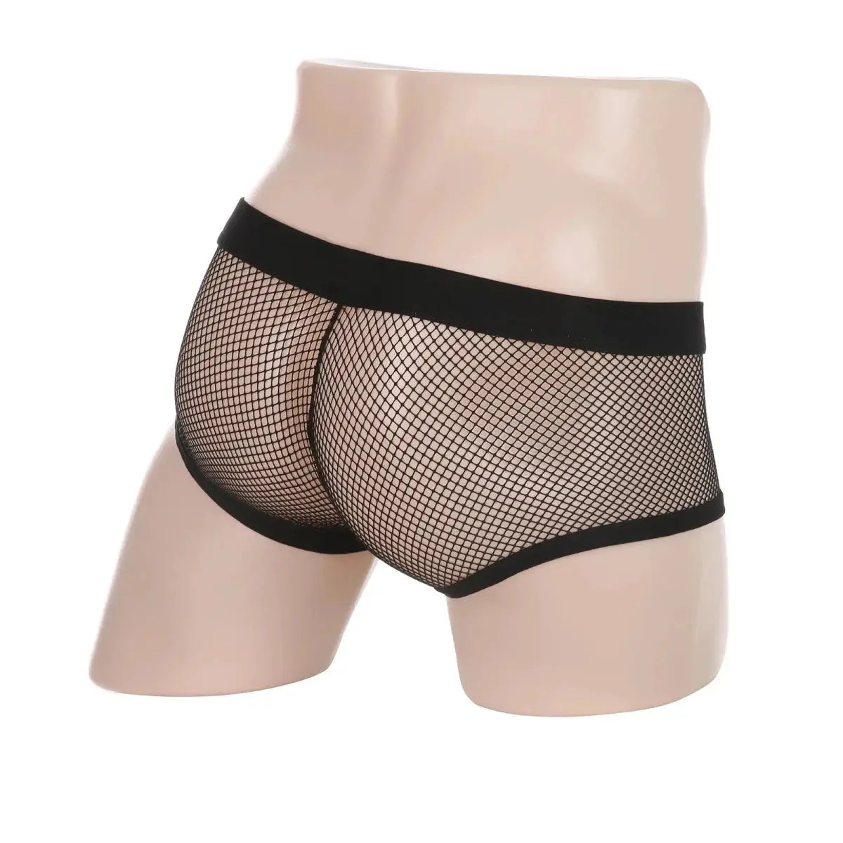 Transparent Mesh Boxer Shorts Men - WOWihte