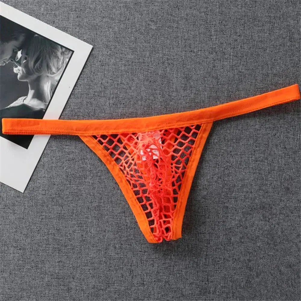 Transparent Mesh G - String Thong - WOWihte