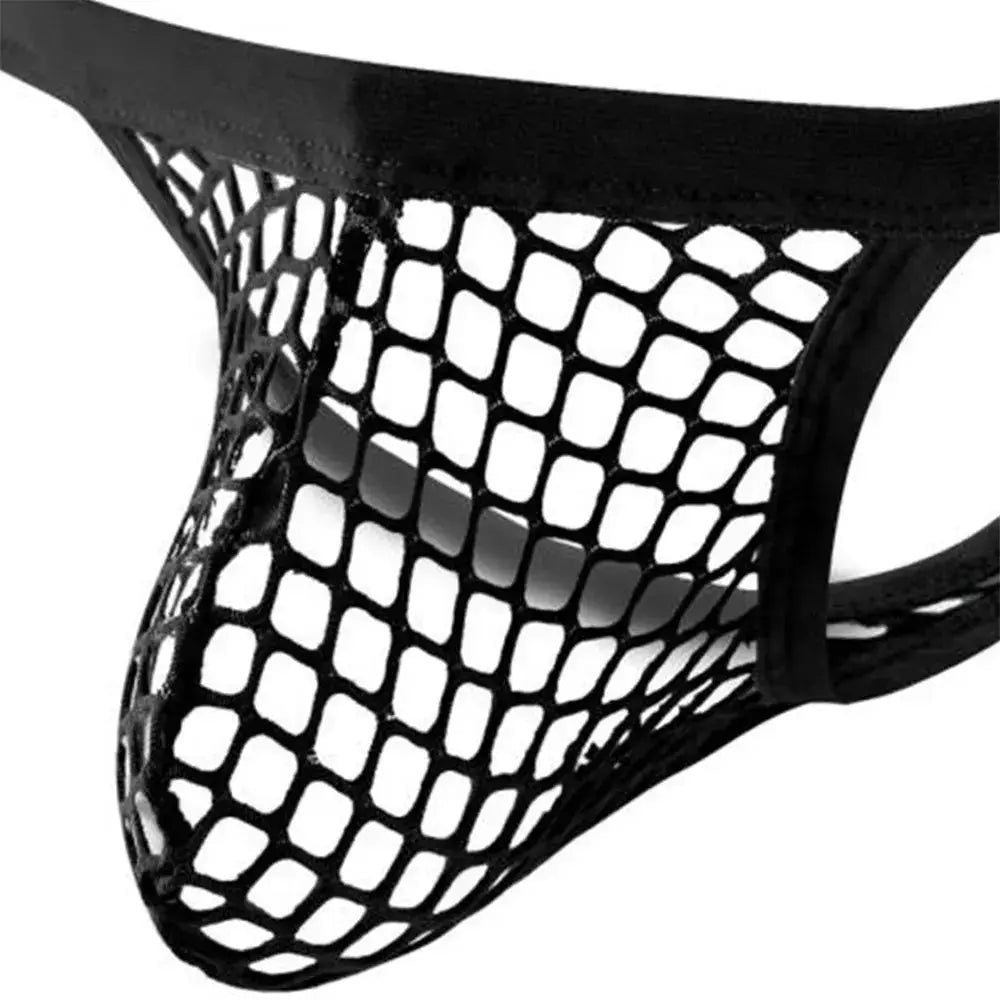 Transparent Mesh G - String Thong - WOWihte