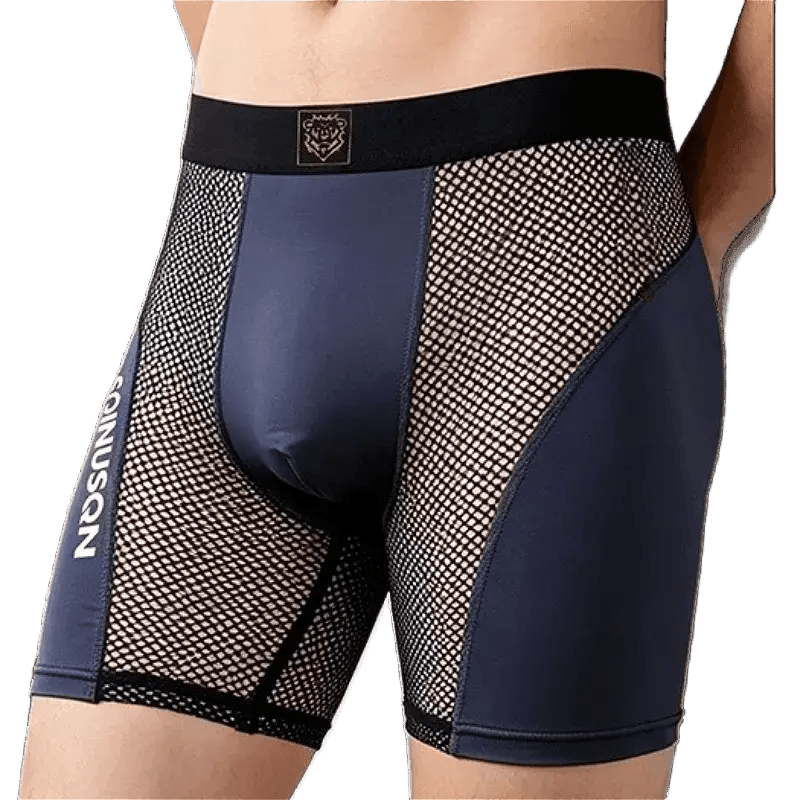 Transparent Mesh U-Pouch Boxers - WOWihte