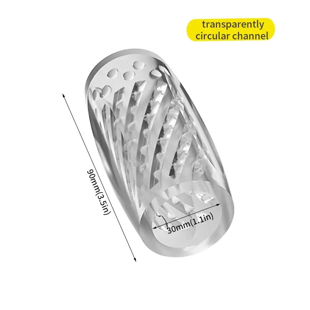 Transparent TPE Vacuum Pleasure Cup - WOWihte