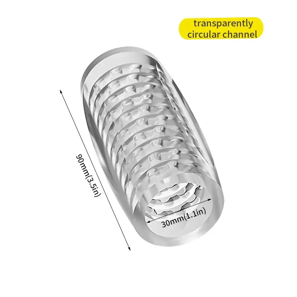 Transparent TPE Vacuum Pleasure Cup - WOWihte