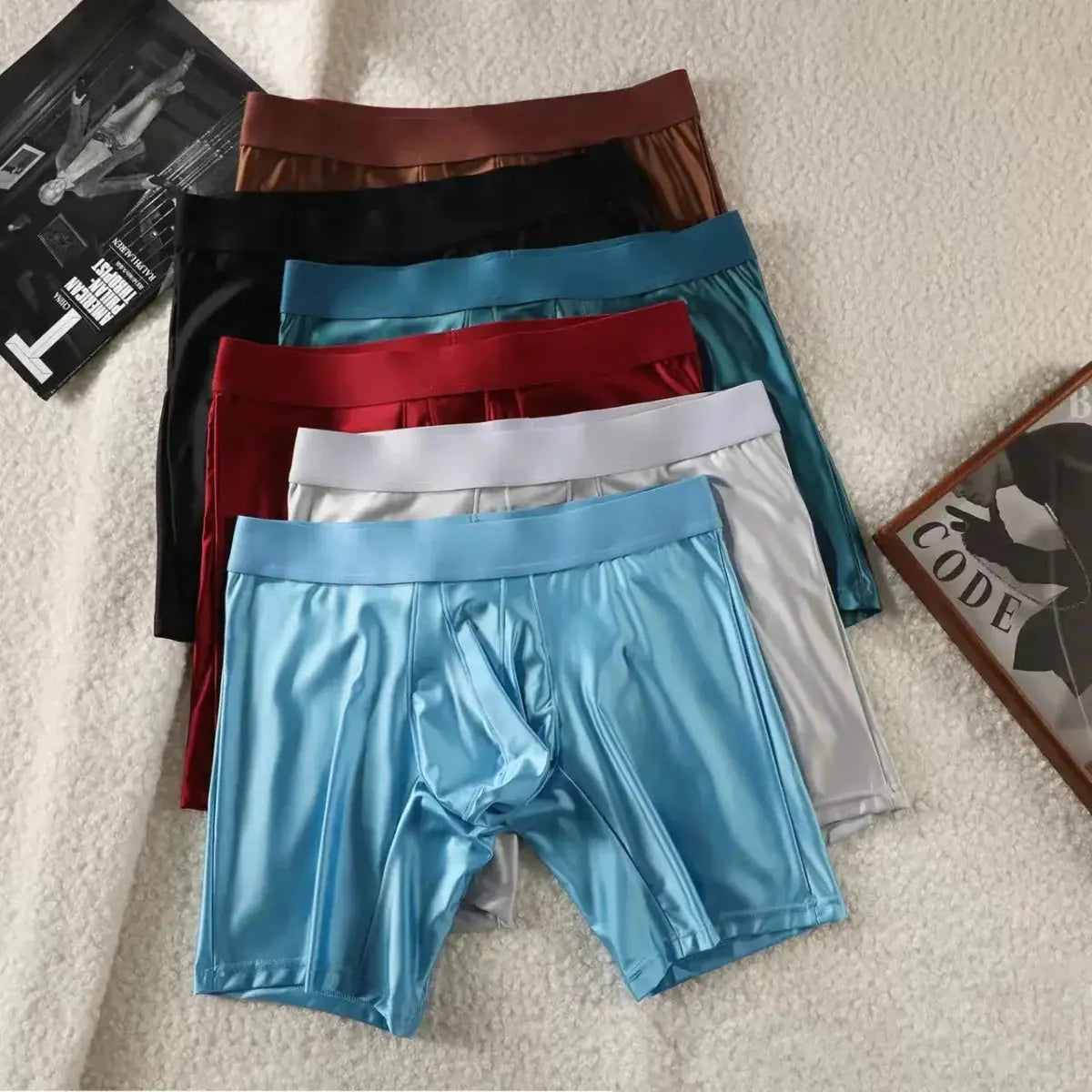 U-Convex Breathable Cotton Boxer Shorts - WOWihte