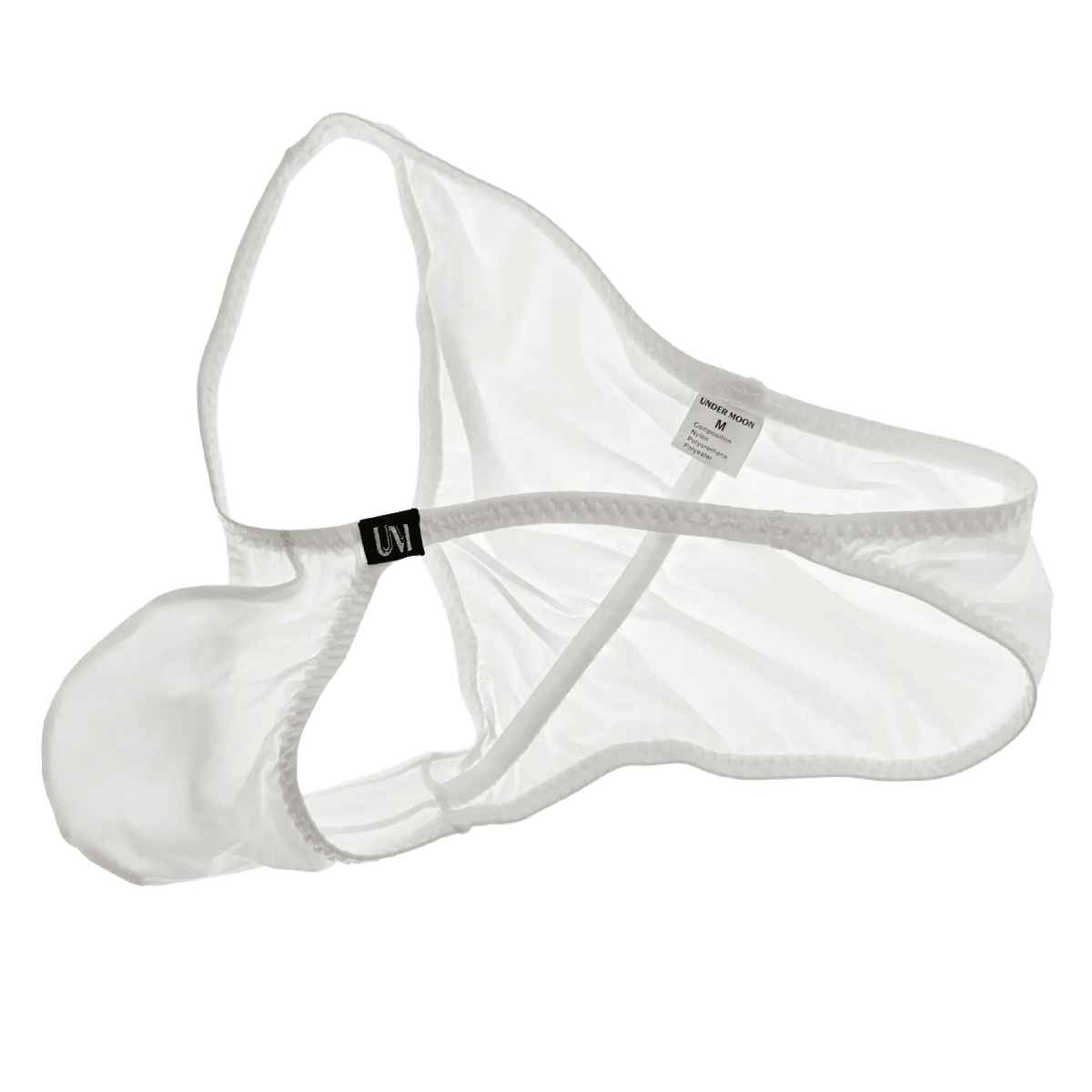 Ultra Low-Waist Translucent Briefs - WOWihte