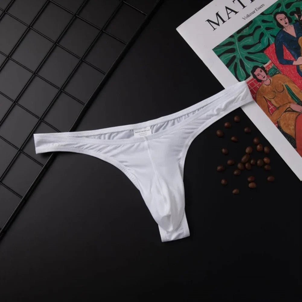 Ultra - Soft Men's Micro Thong - WOWihte
