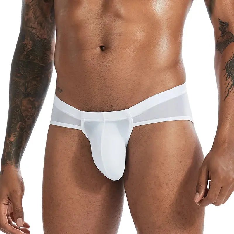 Ultra Thin Ice Silk Briefs - WOWihte