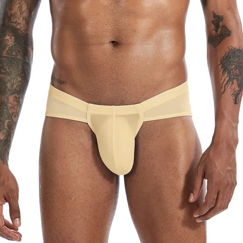 Ultra Thin Ice Silk Briefs - WOWihte