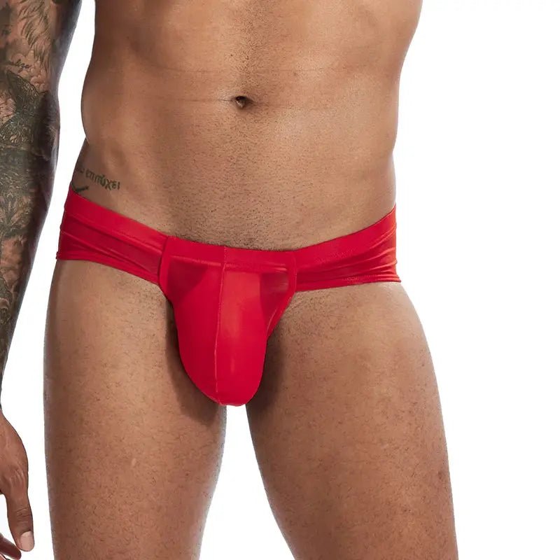 Ultra Thin Ice Silk Briefs - WOWihte