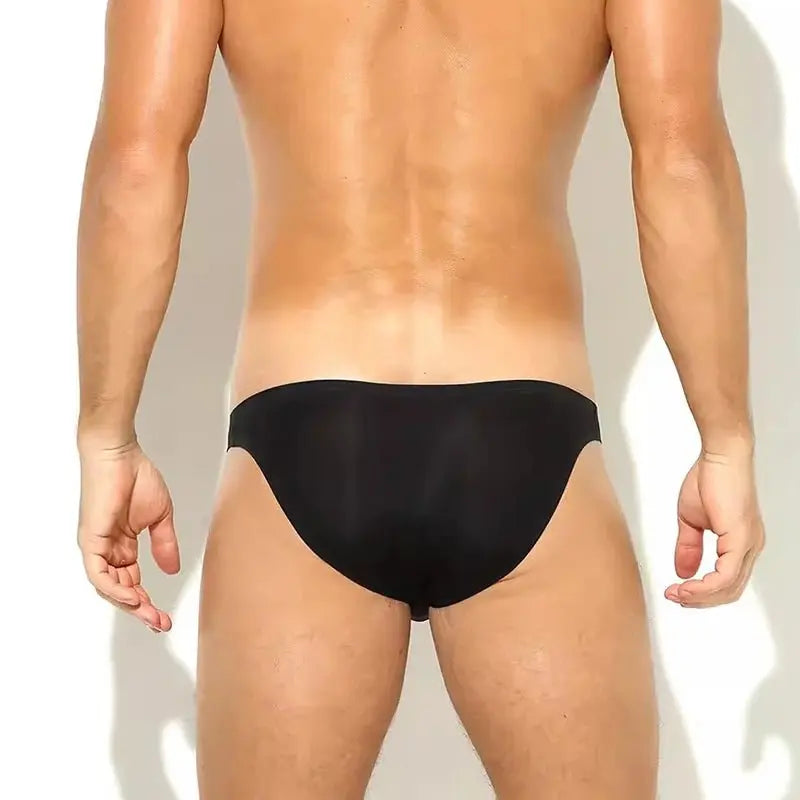 Ultra - Thin Ice - Silk Men's Briefs - WOWihte