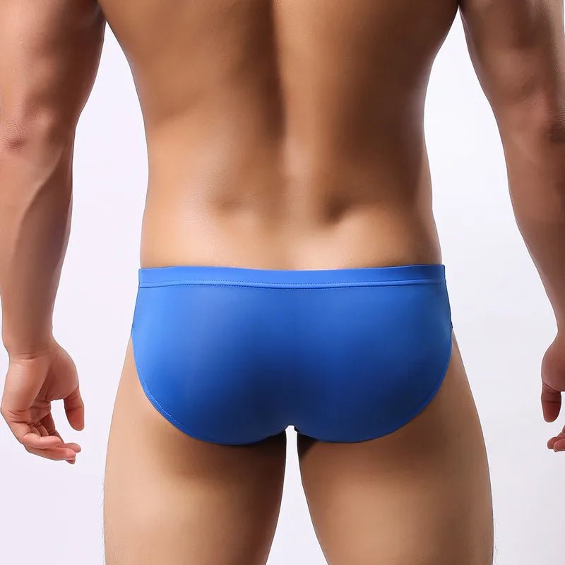 Ultra - Thin Ice Silk Men's Briefs - WOWihte