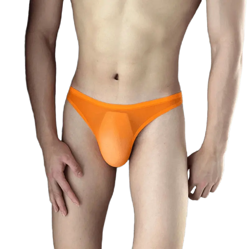 Ultra - Thin Ice - Silk Men's Briefs - WOWihte