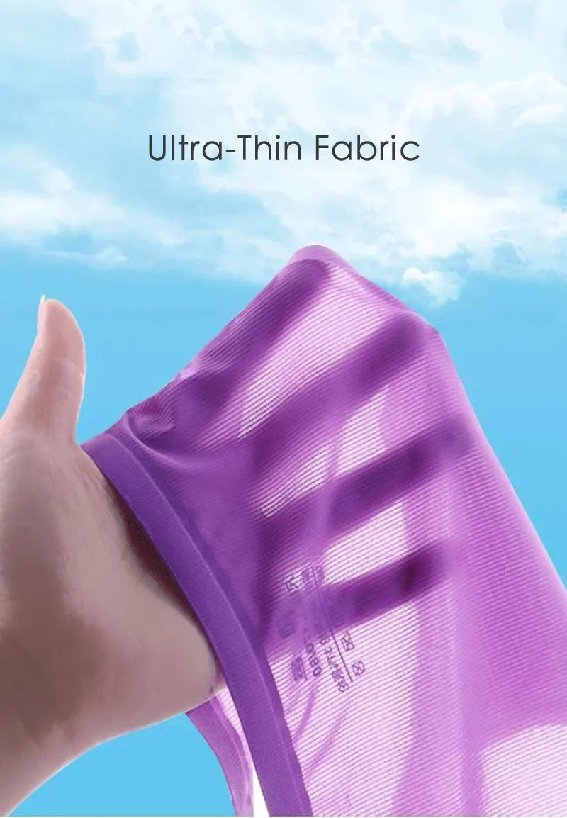 Ultra - Thin Ice - Silk Men's Briefs - WOWihte