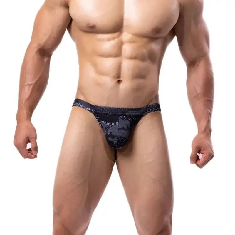 Ultra-Thin Mesh Men's Briefs - WOWihte