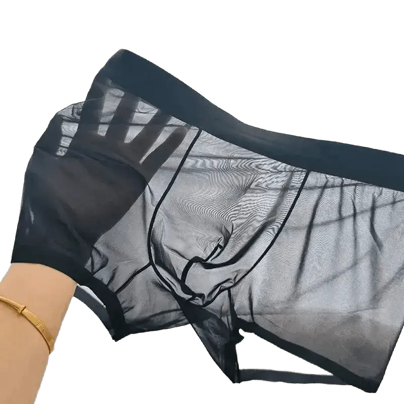 Ultra-Thin Seamless Ice Silk Boxers - WOWihte