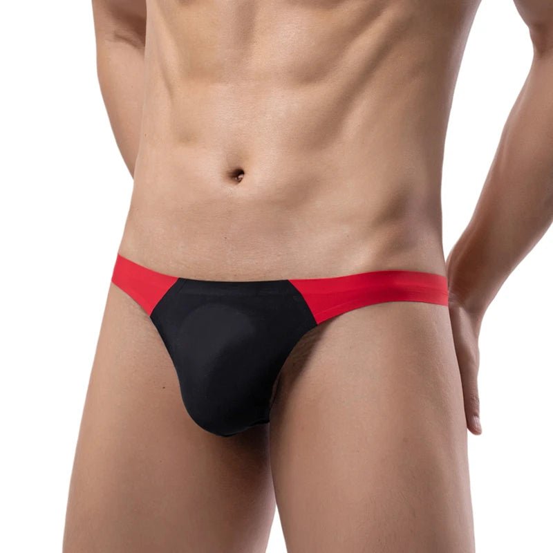 Ultra - Thin Seamless Pouch Thong - WOWihte