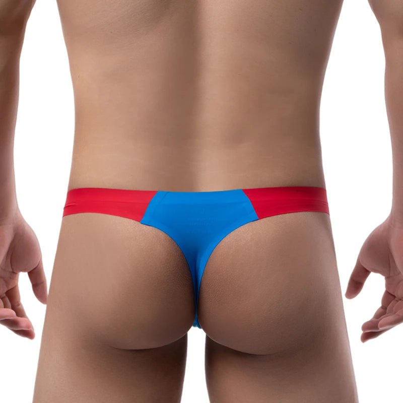 Ultra - Thin Seamless Pouch Thong - WOWihte