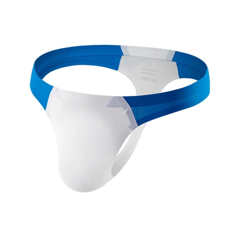 Ultra - Thin Seamless Pouch Thong - WOWihte