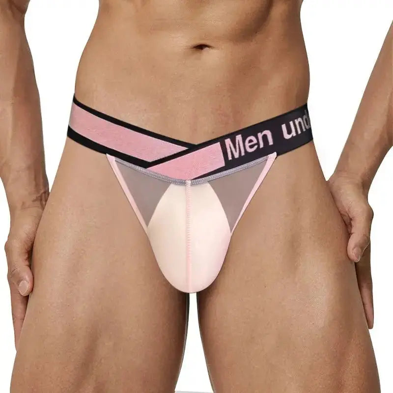 Ultra - Thin Transparent Mesh Briefs - WOWihte