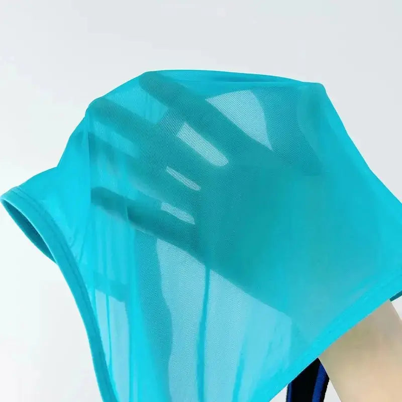 Ultra - Thin Transparent Mesh Briefs - WOWihte