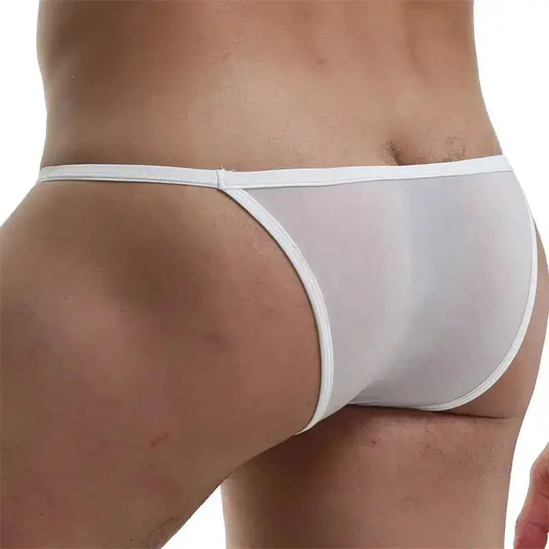 Ultra - Thin Transparent Mini Briefs Men - WOWihte