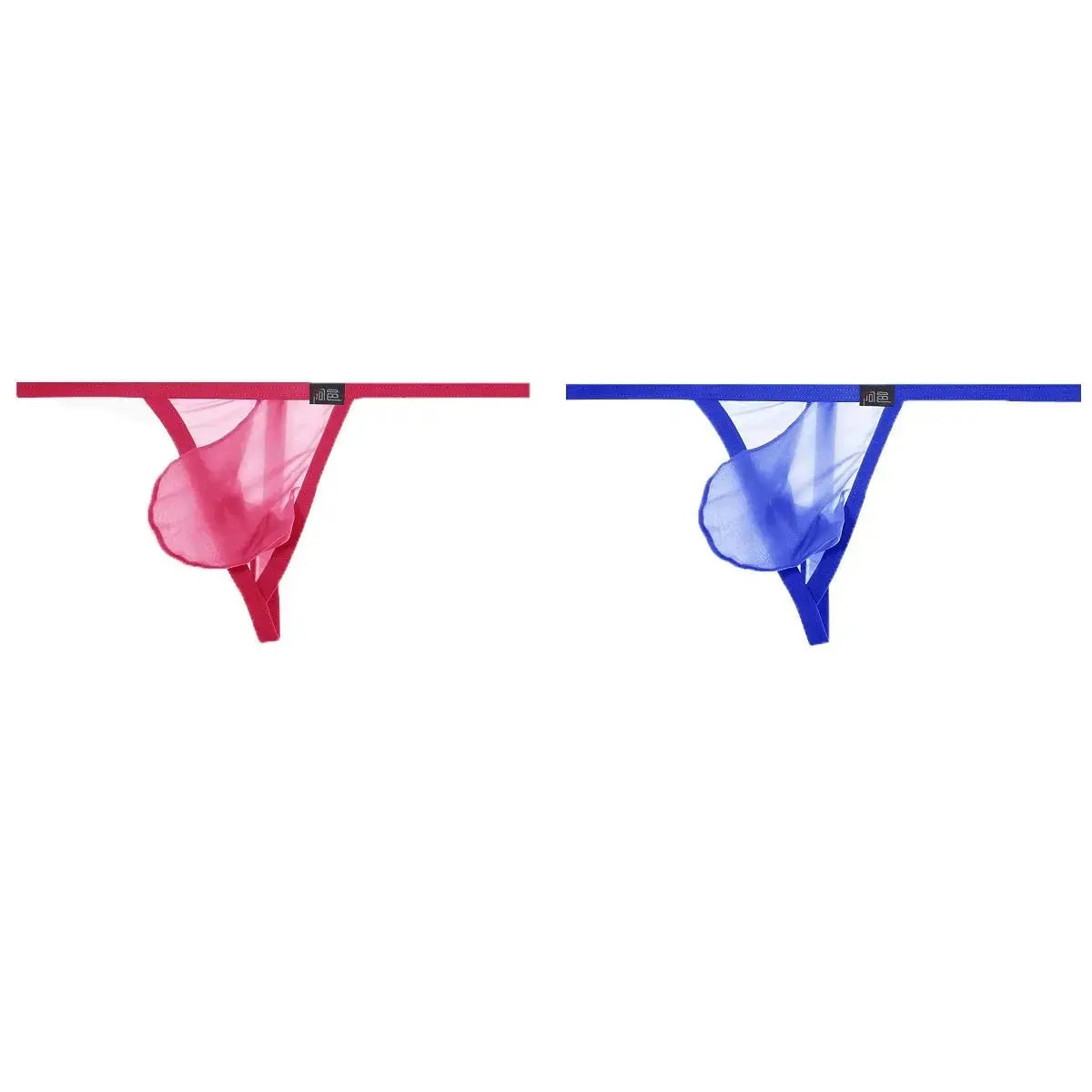 Ultra - Thin Transparent One - Strap Thong - WOWihte