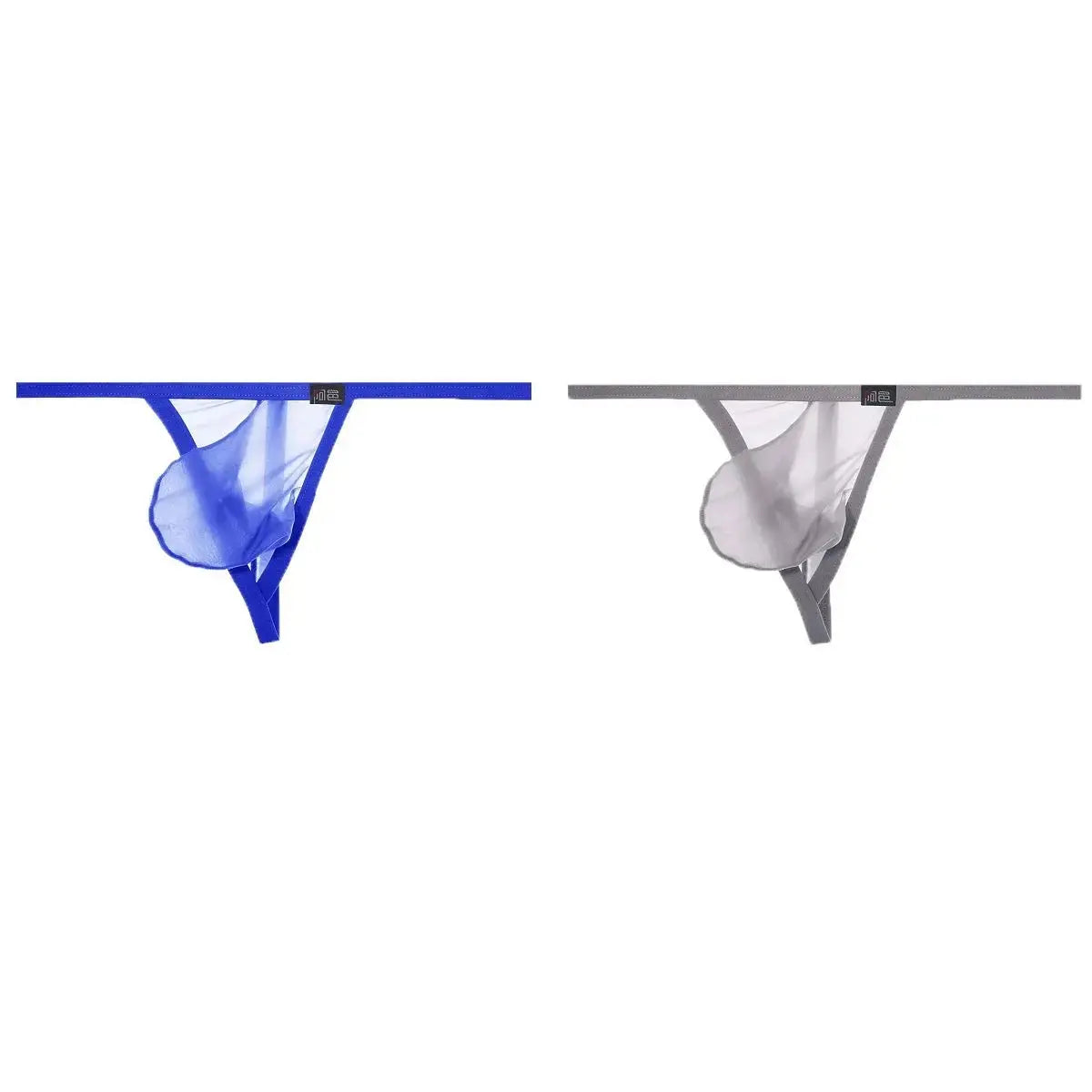 Ultra - Thin Transparent One - Strap Thong - WOWihte