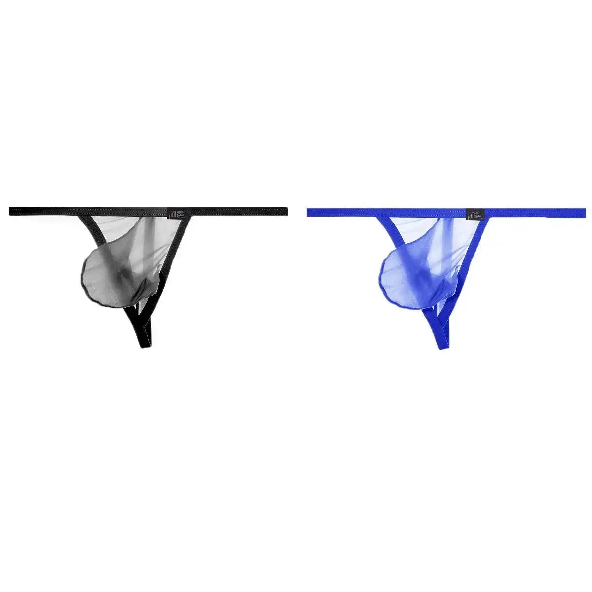 Ultra - Thin Transparent One - Strap Thong - WOWihte