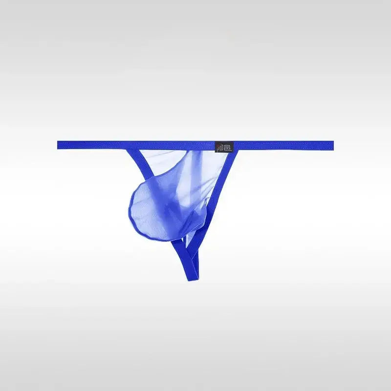 Ultra - Thin Transparent One - Strap Thong - WOWihte