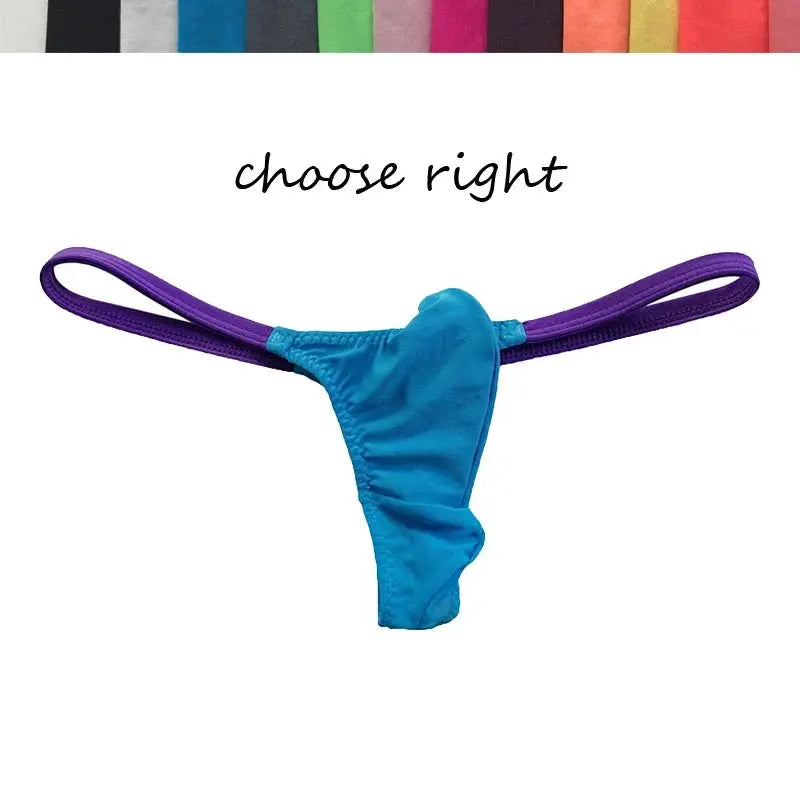 UnderMoon Silk Mesh Thong - WOWihte