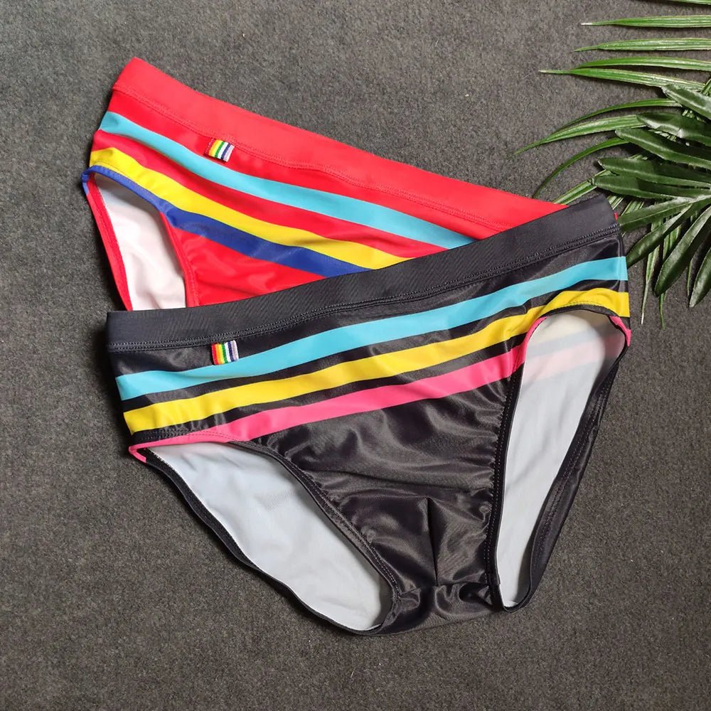 UXH Men's Push - Up Swim Briefs - WOWihte