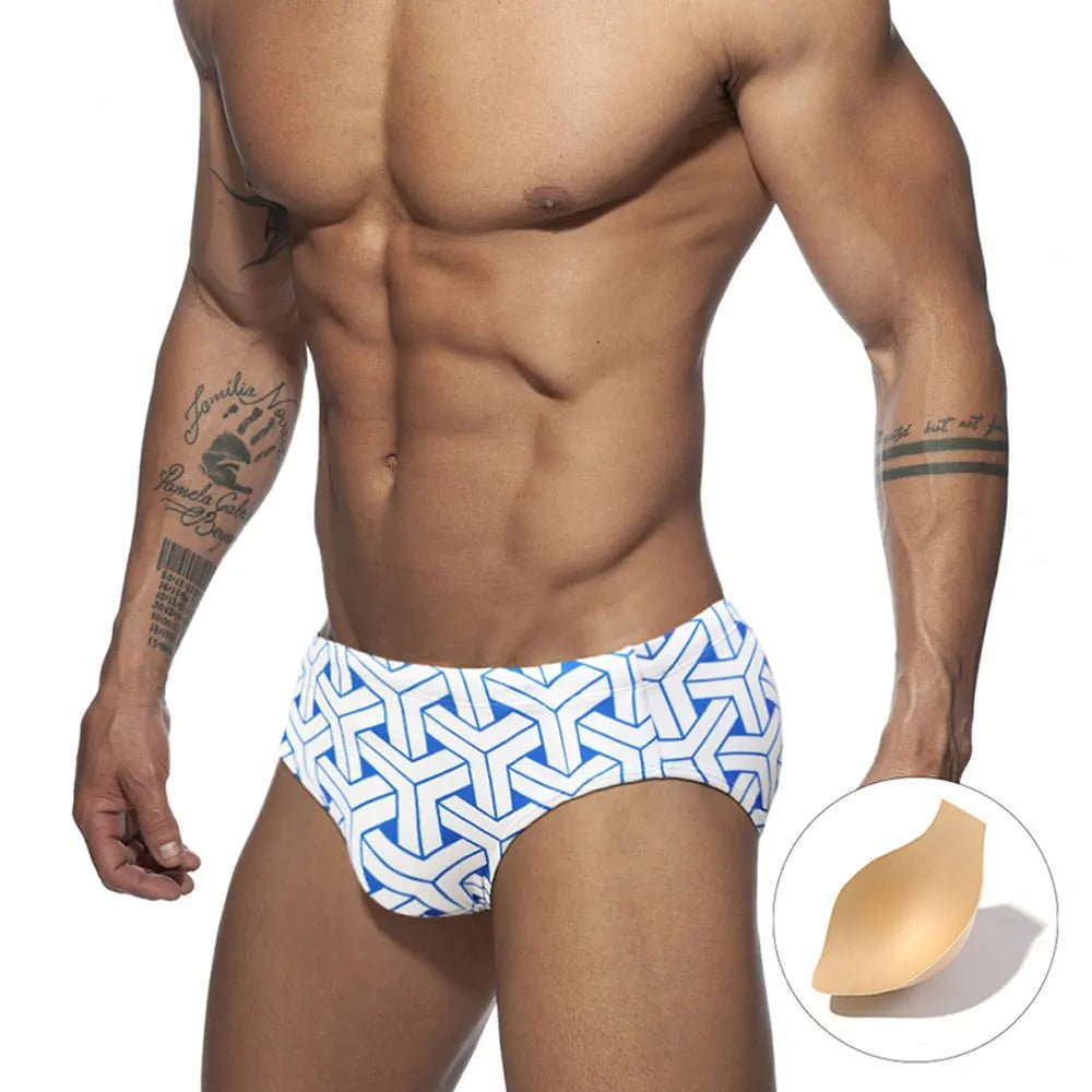 UXH Men's Swim Briefs Swimsuit - WOWihte