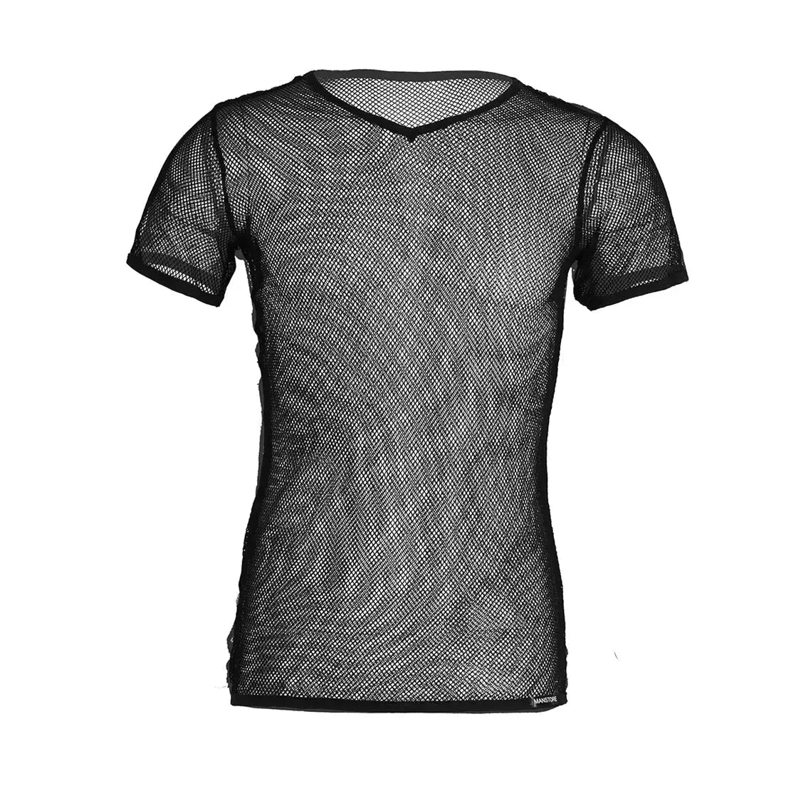 V - Neck Mesh Cycling Shirt - WOWihte