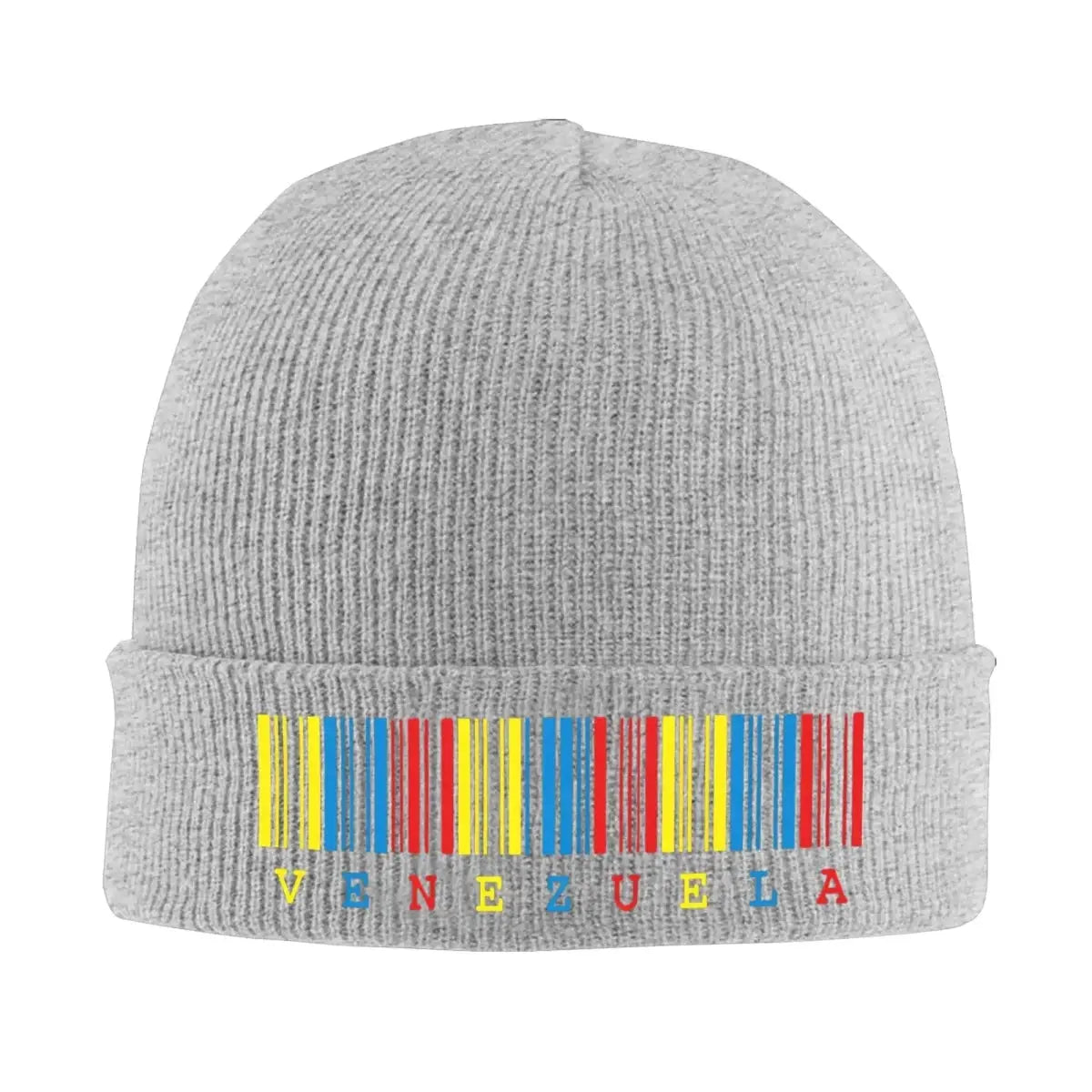 Venezuela Barcode Pattern Beanie Hat - WOWihte