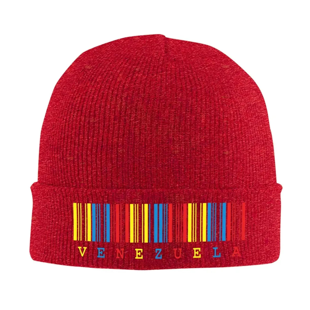Venezuela Barcode Pattern Beanie Hat - WOWihte