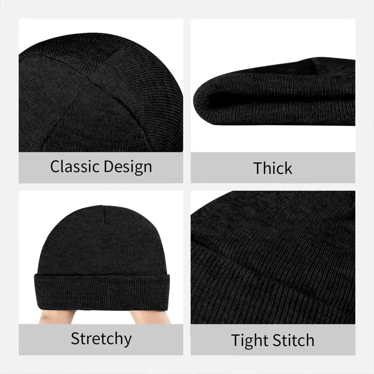Venezuela Barcode Pattern Beanie Hat - WOWihte