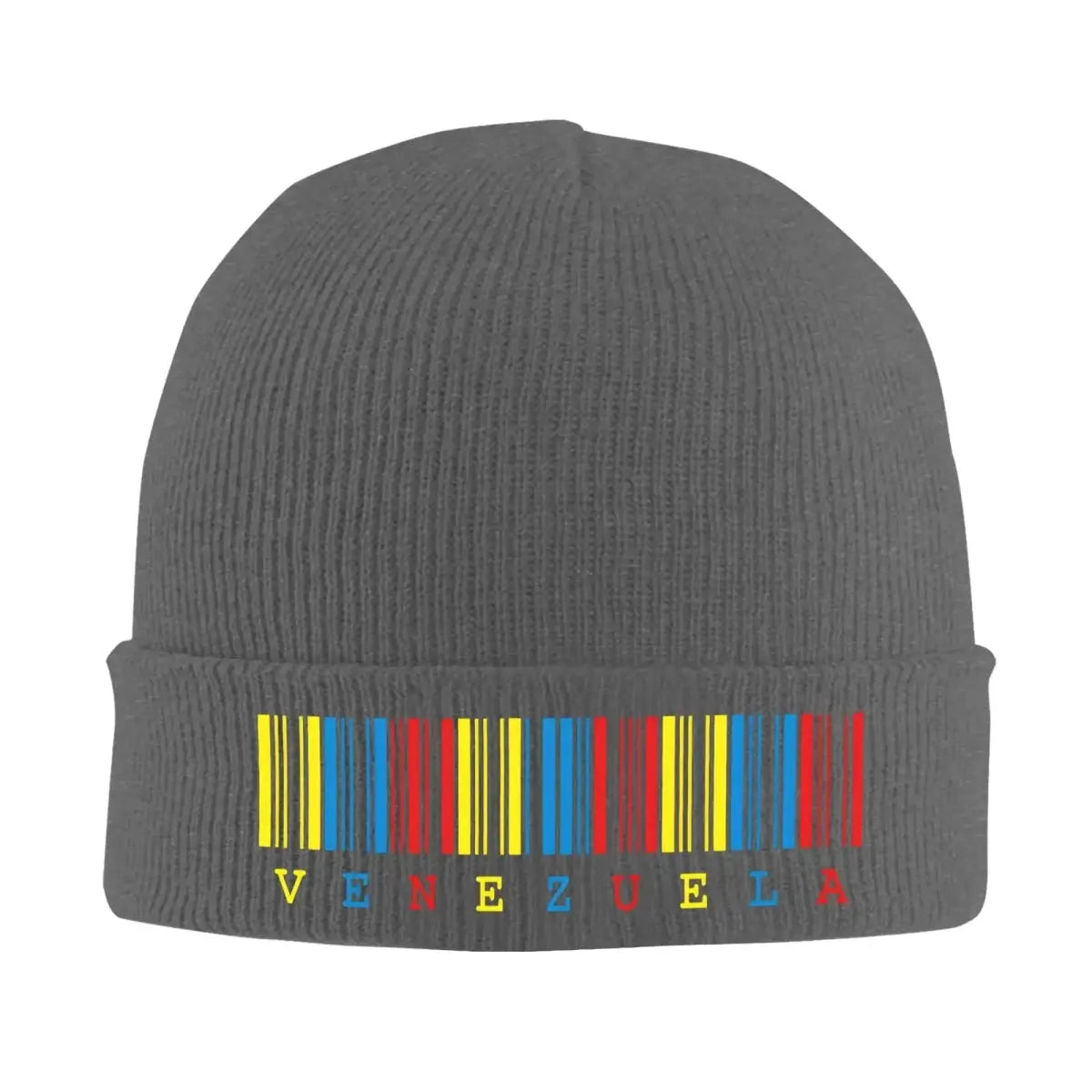 Venezuela Barcode Pattern Beanie Hat - WOWihte